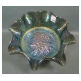 Imperial Smoke Heavy Grape Lg Ruffled Berry Bowl