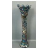 Fenton Blue Rustic Mid Size 16 1/4" Vase