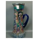 Fenton Blue Paneled Dandelion Water Pitcher