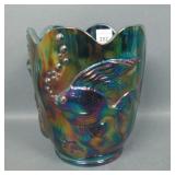 Fenton Purple Atlantis Carnival Glass Vase