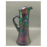 Fenton Purple Miniature Morning Glory Pitcher
