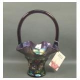 Fenton Wisteria Stretch Decorated Basket