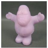 Fenton Lavender Satin Santa Clause Figurine