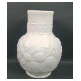 Vintage Fenton Milk Glass Apple Tree Vase