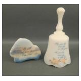 Two Fenton Satin Glass items