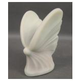 Fenton Lotus Mist Burmese Butterfly Paperweight