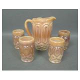 Wetzel Iridised Moon & Starsv5 Pc Mini Pitcher Set