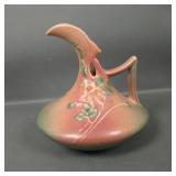Roseville Pottery Pink/ Green Columbine Ewer