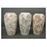 Three Consolidated Satin White Bittersweet Vase