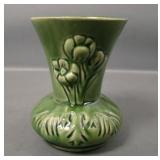Van Briggle Gloss Green Tulip Vase