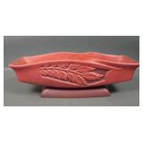 Roseville Pottery Red Silhouette Planter