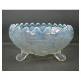 Vintage Fenton French Opal  G&C Centerpiece Bowl