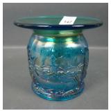 1985 Fenton Sapphire Sea Coast Spittoon