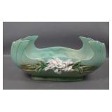 Roseville Pottery Green Gardenia Planter/ Console