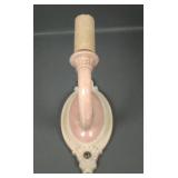 Vintage Aladdin Alacite Pink Stain Wall Sconce