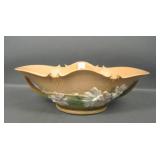Roseville Pottery Tan Cosmos Large Console Bowl