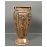 Roseville Pottery Florentine Handled Vase