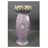 Noritake Marbelized Deco Swirl Luster Vase