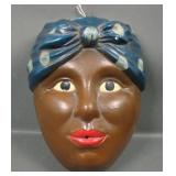Vintage Black Americana "Mammy" String Holder