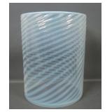 Vintage Phoenix Swirl Opal Cylinder Celing Shade