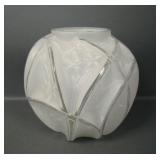 Consolidated Crystal Frosted Line 700 Vase