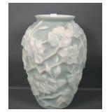 Vintage Phoenix Green Stain/ MG Wild Rose Vase