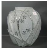 Consolidated Crystal Frosted 11 1/2" Line 700 Vase