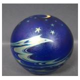 1991 Lundberg Studios Art Glass Paperweight