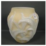 Phoenix Yellow Wash /Glossy Fern Vase