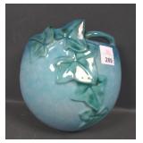 Roseville Blue Wincraft Round Wall Pocket