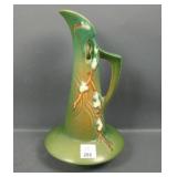 Roseville Green Snowberry Ewer / Pitcher