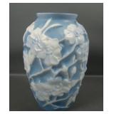 Phoenix Blue Shadow/ White Wild Rose Vase