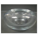 Val Saint Lambert Crrystal Rose Bowl