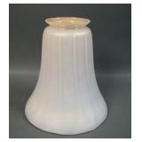 Steuben Gold Calcite Ribbed Paneled Lamp Shade