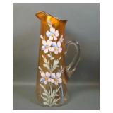 Fenton Marigold 'Forget Me Not' Enameled Tankard