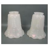 N'Wood Iridised Luna Louie XIV Lamp Shades