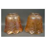 Two Marigold Daisy Chain Lamp Shades