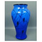 2005 Dave Fetty Blue Hanging Hearts Vase