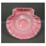 Fenton Peach Crest # 9020 Shell Bowl