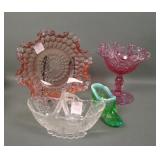 Lot of Four Fenton Glass Items