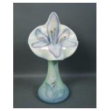 Fenton Sea Green iridised Floral Interlude JIP Vas