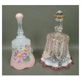 Two Fenton Decorated Bells