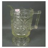 Richard & Hartley Vaseline Daisy & Buttons Creamer