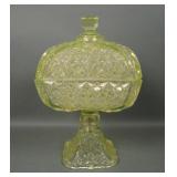 Adams & Co. Vaseline Diasy Button & Bars Compote