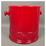 Fenton Mandarin Red # 1684 Macaroon Jar