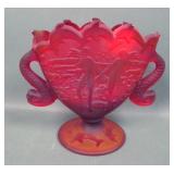 Kelsey/Bomkamp "Dancing with Dolphins" Fan Vase