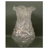 Imperial IG Frosty White Poppy Show Vase
