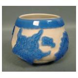 Fenton Kelsey Murphy "Sea Life" Cameo Vase