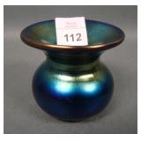 Signed Levay Flared Art Glass Toothpick