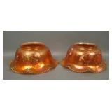Two Marigold Thistle Gas Light Shades